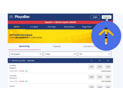 Visit PlayaBet and Hit the “Register”