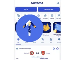 Visit PariPesa From Your Smartphone and Log in